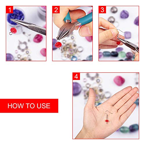 Anezus Jewelry Repair Kit with Jewelry Pliers, Jewelry Making Tool...