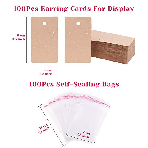 Earrings Hooks for Jewelry Making, Anezus 2000Pcs Earring Making S...