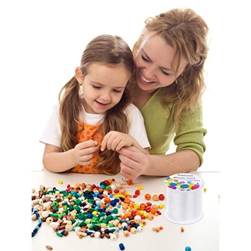 Elastic String for Bracelets, Anezus 0.7mm Elastic Bracelet String...