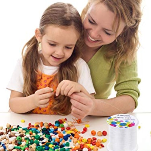 Elastic String for Bracelets, Anezus 0.7mm Elastic Bracelet String...