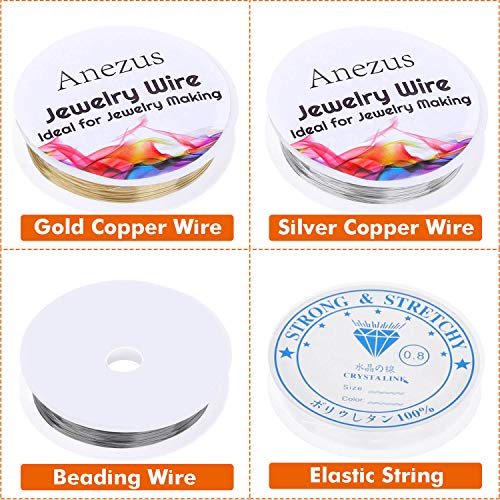 Jewelry Making Tools Kit, Anezus Jewelry Making Supplies Wire Wrap...