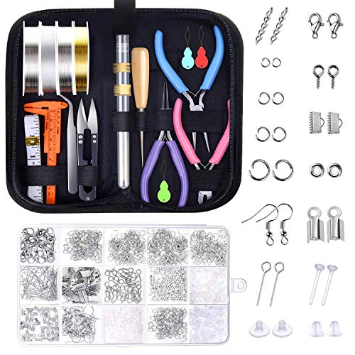 Jewelry Making Tools Kit, Anezus Jewelry Making Supplies Wire Wrap...