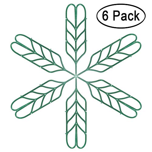Aniann Garden Trellis for Mini Climbing Plants, Leaf Shape Potted ...