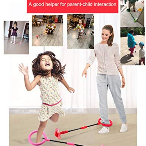Flashing Jumping Ring Children Colorful Ankle Skip Jump Ropes Spor...