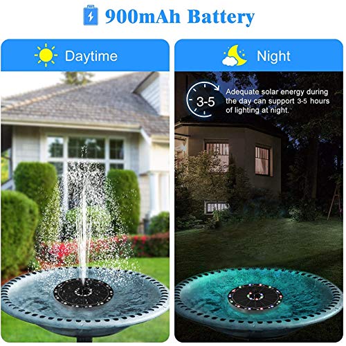 Ankishi Solar Fountain Pump 3.5W, Solar Water Pump Floating Founta...