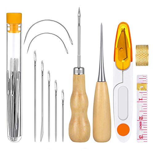 Upholstery Repair Kit,29 PCS Leather Repair Craft Tool Set 8Pcs Ha...