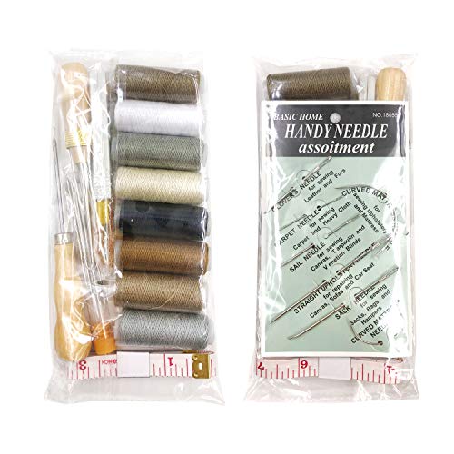 Upholstery Repair Kit,29 PCS Leather Repair Craft Tool Set 8Pcs Ha...