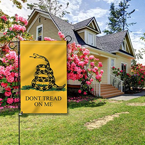 Anley |Double Sided| Premium Garden Flag, Dont Tread On Me Decorat...