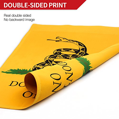 Anley |Double Sided| Premium Garden Flag, Dont Tread On Me Decorat...