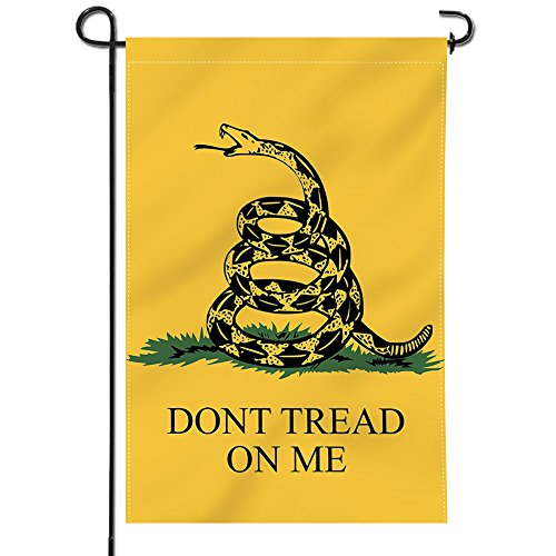 Anley |Double Sided| Premium Garden Flag, Dont Tread On Me Decorat...
