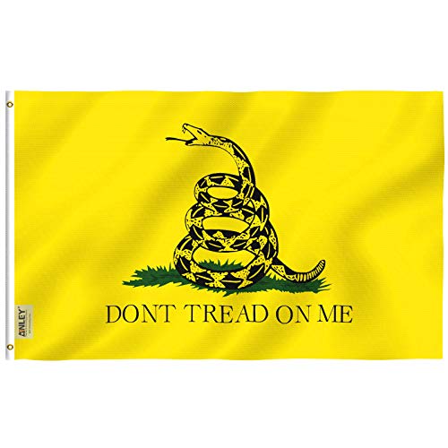 Anley Fly Breeze 3x5 Foot Dont Tread On Me Gadsden Flag - Vivid C...