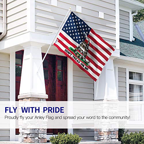 Anley Fly Breeze 3x5 Foot Gadsden American Flag - Vivid Color and ...