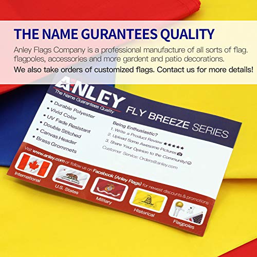 Anley Fly Breeze 3x5 Foot Gadsden American Flag - Vivid Color and ...