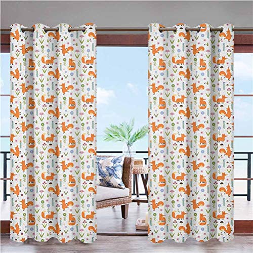 Anmaseven Fox Quality Curtains Outdoor Garden Shading Light Blocki...