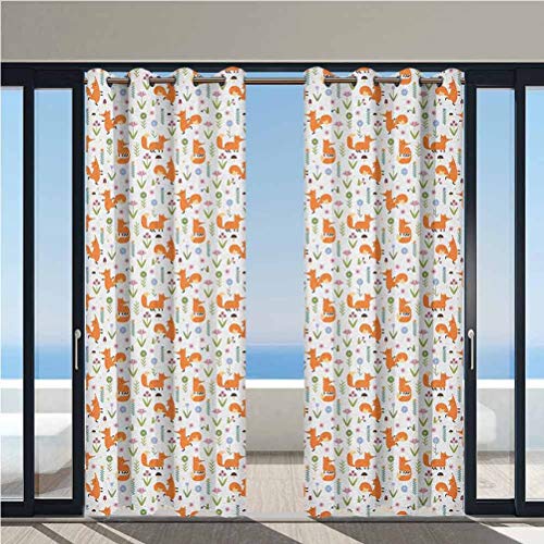 Anmaseven Fox Quality Curtains Outdoor Garden Shading Light Blocki...