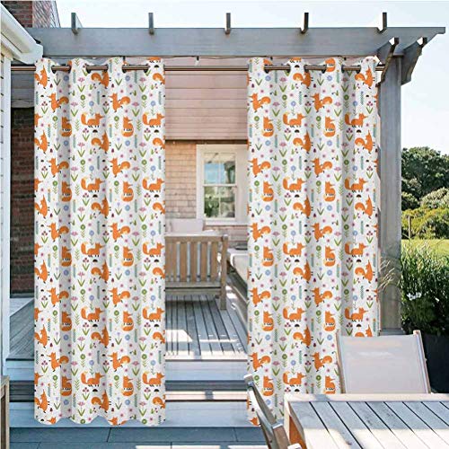 Anmaseven Fox Quality Curtains Outdoor Garden Shading Light Blocki...
