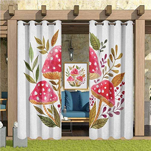 Nature OutdoorPrivacy Drapes for Outdoor Pergola/Patio/Balcony Aqu...