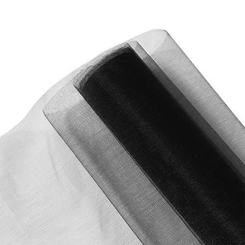 ANMINY 11 Inches x 28 Yards 85ft Organza Roll Sheer Fabric for A...