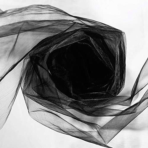 ANMINY 11 Inches x 28 Yards 85ft Organza Roll Sheer Fabric for A...