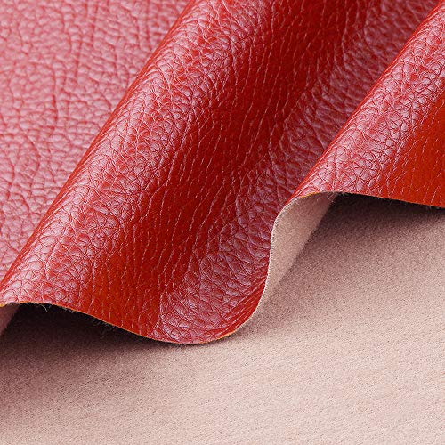 ANMINY Vinyl Faux Leather Fabric Cotton Back for Hand Crafts DIY T...