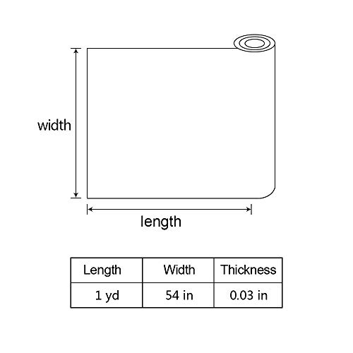 ANMINY Vinyl Faux Leather Fabric Cotton Back for Hand Crafts DIY T...