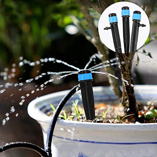 Anpatio 50 Pcs 360 Degree Micro Irrigation Drippers System Garden ...