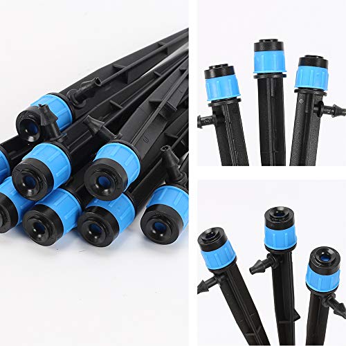 Anpatio 50 Pcs 360 Degree Micro Irrigation Drippers System Garden ...