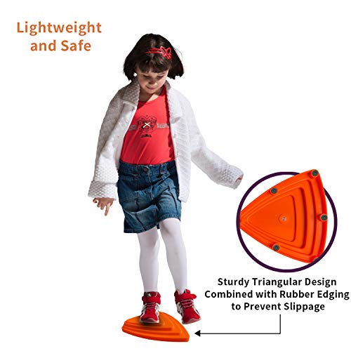 ANSAUCT Stepping Stones for Kids, Balance Stepping Stones River St...