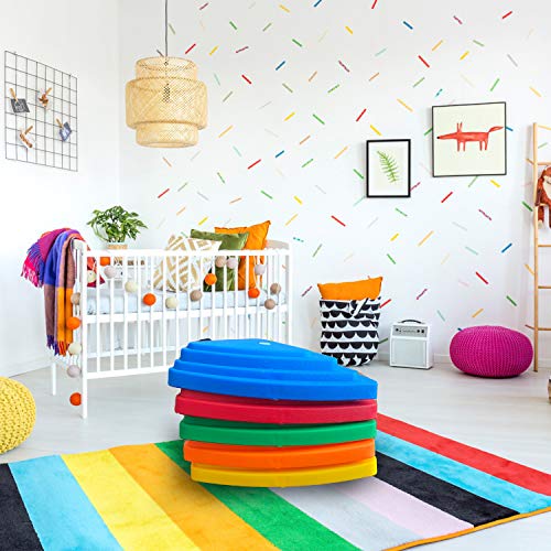 ANSAUCT Stepping Stones for Kids, Balance Stepping Stones River St...