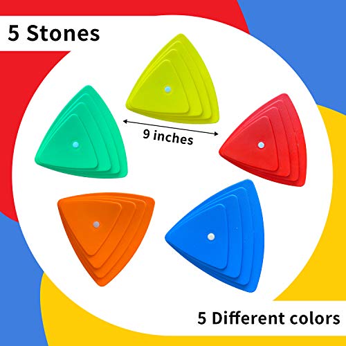 ANSAUCT Stepping Stones for Kids, Balance Stepping Stones River St...