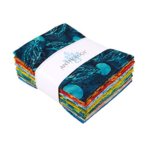 Anthology Batiks Under The Sea Novelty Fat Quarter Bundle Multi