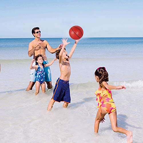 6 Basketballs Kids Rubber Sport Balls Set Dodgeballs Kids Indoor ...