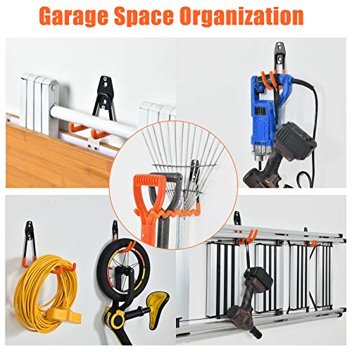 AOBEN Garage Hooks,24Pack Heavy Duty Garage Hanger Organizer Anti-...
