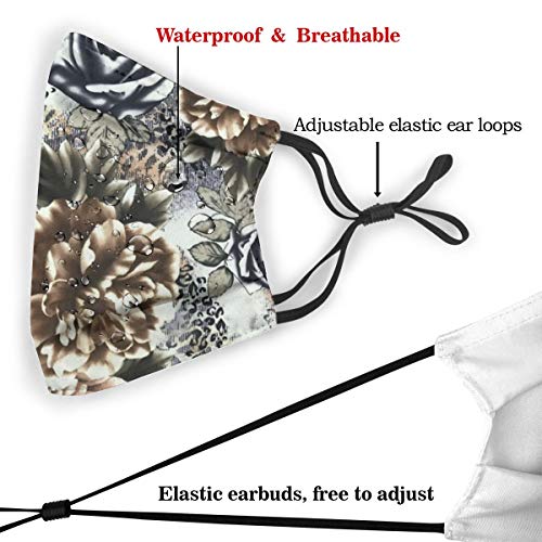 The Beautiful Of Art Fabric Batik Pattern Washable Reusable 5-laye...