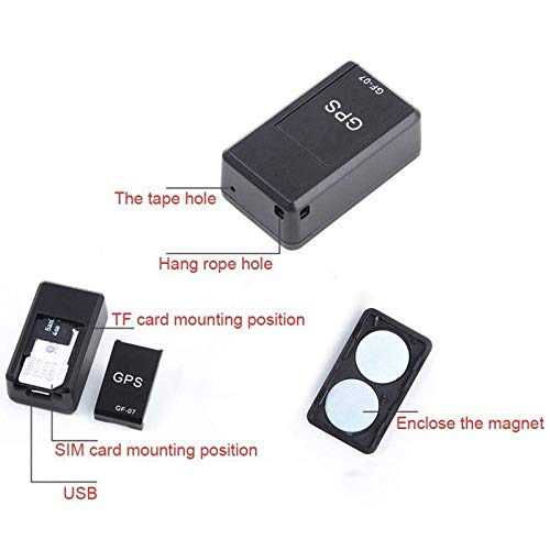 Aoile Mini GPS Long Standby Magnetic SOS Tracker Locator Device Vo...