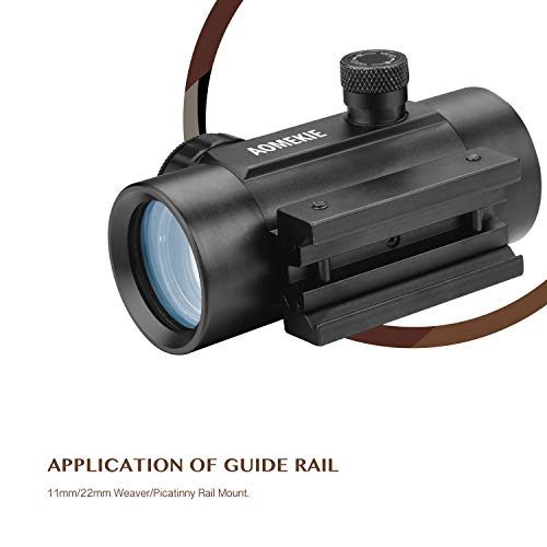 AOMEKIE Airsoft Red Dot Sight Scope Reflex Sight Rifle Scope 30mm ...