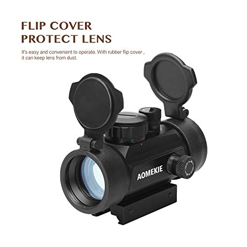 AOMEKIE Airsoft Red Dot Sight Scope Reflex Sight Rifle Scope 30mm ...