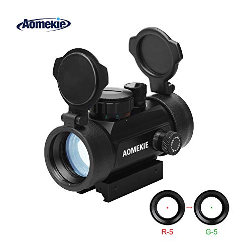 AOMEKIE Airsoft Red Dot Sight Scope Reflex Sight Rifle Scope 30mm ...