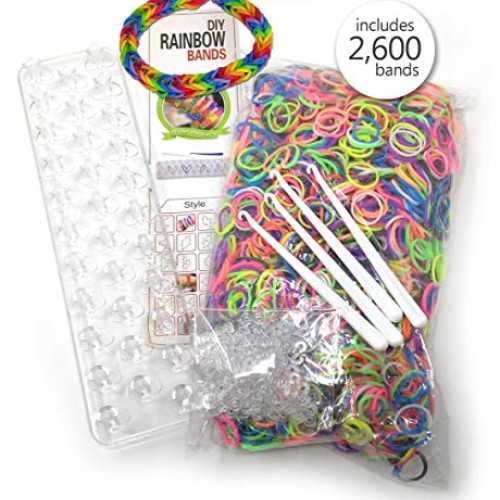 Bracelet Making Kit Friendship Bracelet Kit Rubber Bracelets Rubbe...