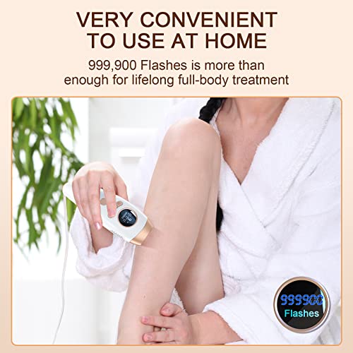 IPL Hair Removal for Women and Men, Laser Permanent 3-In-1 Face Le...