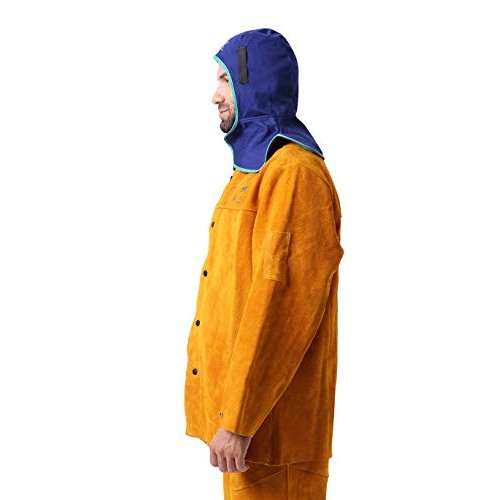 ALLYPROTECT Blue Flame Retardant cotton welding hood for welder he...