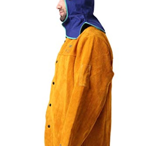 ALLYPROTECT Blue Flame Retardant cotton welding hood for welder he...