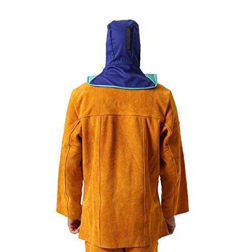 ALLYPROTECT Blue Flame Retardant cotton welding hood for welder he...
