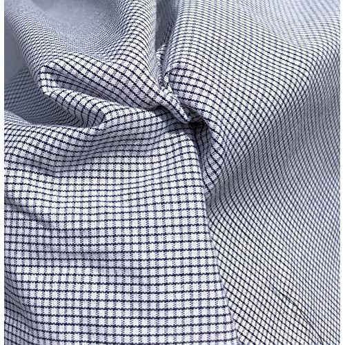 58 100% Cotton Poplin Checkered Check Apparel Woven Fabric by The...