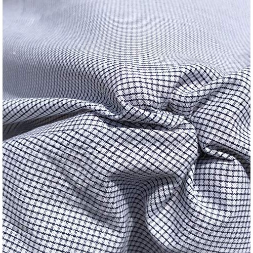 58 100% Cotton Poplin Checkered Check Apparel Woven Fabric by The...