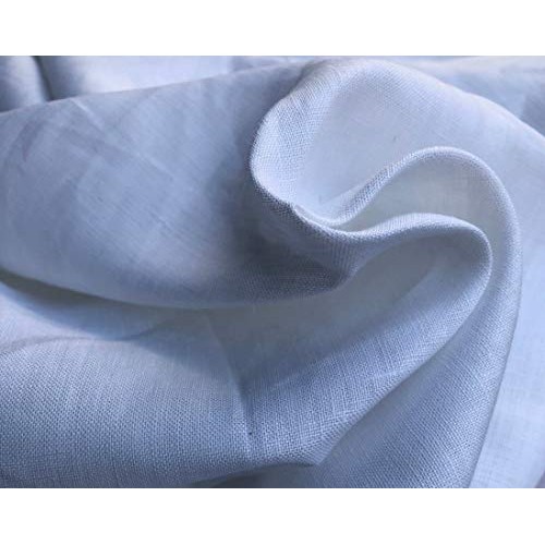 58 100% Linen Flax 6 OZ Light to Medium Weight Optic White Woven ...