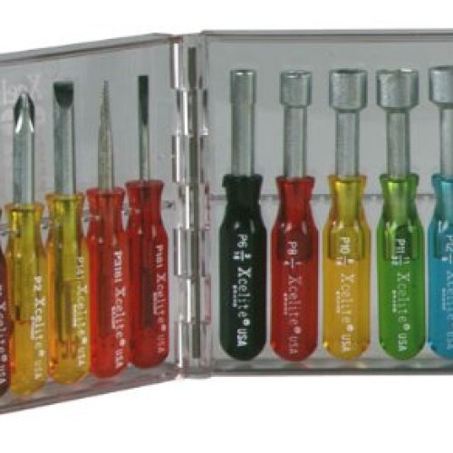 Xcelite PS130 Compact Convertible Screwdriver and Nutdriver Set, 1...