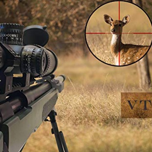 ApexHorizon VT-R 4-16x42 AOE Optics Hunting Rifle Scope,Sniper Red...