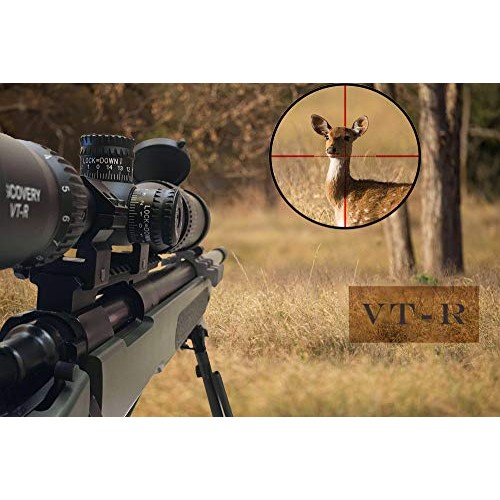 ApexHorizon VT-R 4-16x42 AOE Optics Hunting Rifle Scope,Sniper Red...