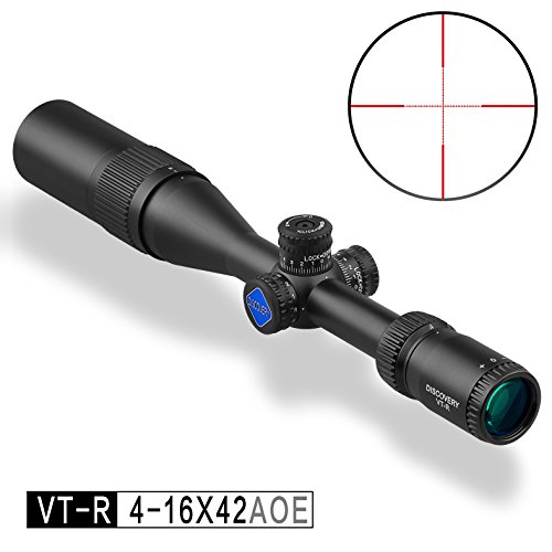 ApexHorizon VT-R 4-16x42 AOE Optics Hunting Rifle Scope,Sniper Red...